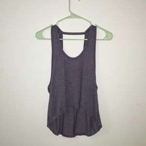 Lululemon open back cropped tank!